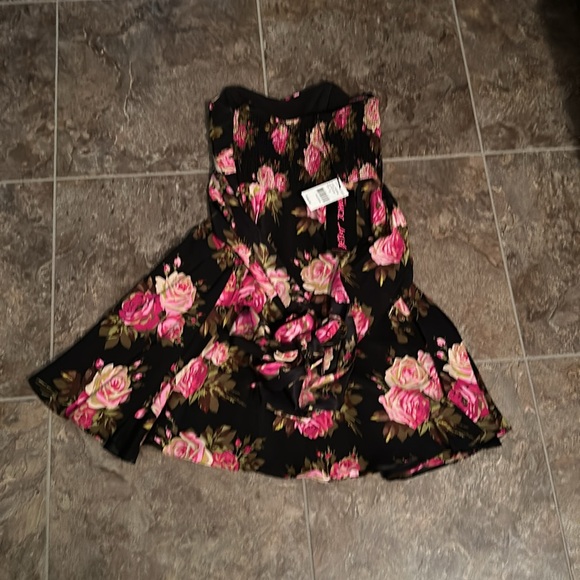 Vintage Betsey Johnson Sweetheart Floral Dress - Picture 2 of 9